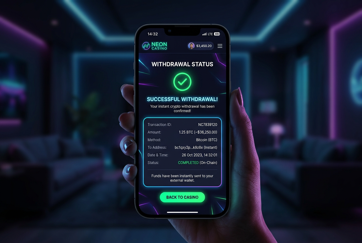 UI Yep! Casino płatności krypto